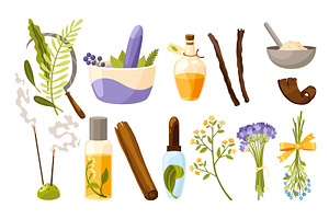 Aromatherapy natural, an Object Illustration by Things for designers