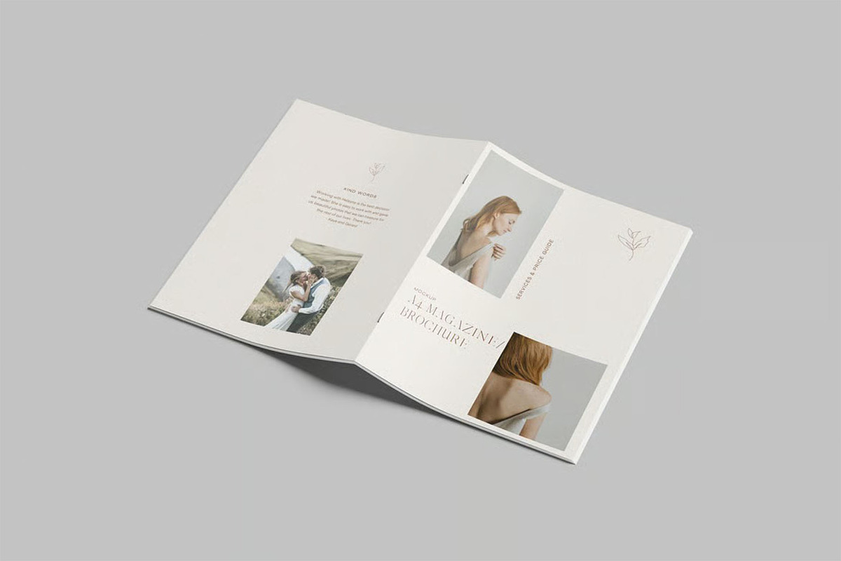A4 Brochure Mockups, an Advertising Mockup by zpackcreative (Photo 5 of 7)