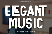 ELEGANT MUSIC, a Script Font by FreshTypeINK (Thumbnail 1 of 8)