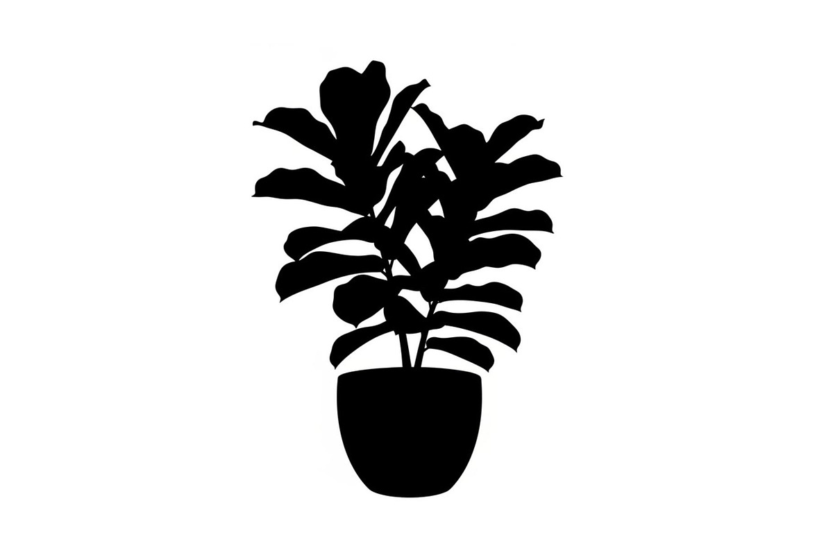Minimal Potted Plant Silhouette, a Graphic by Artivon (Photo 6 of 10)