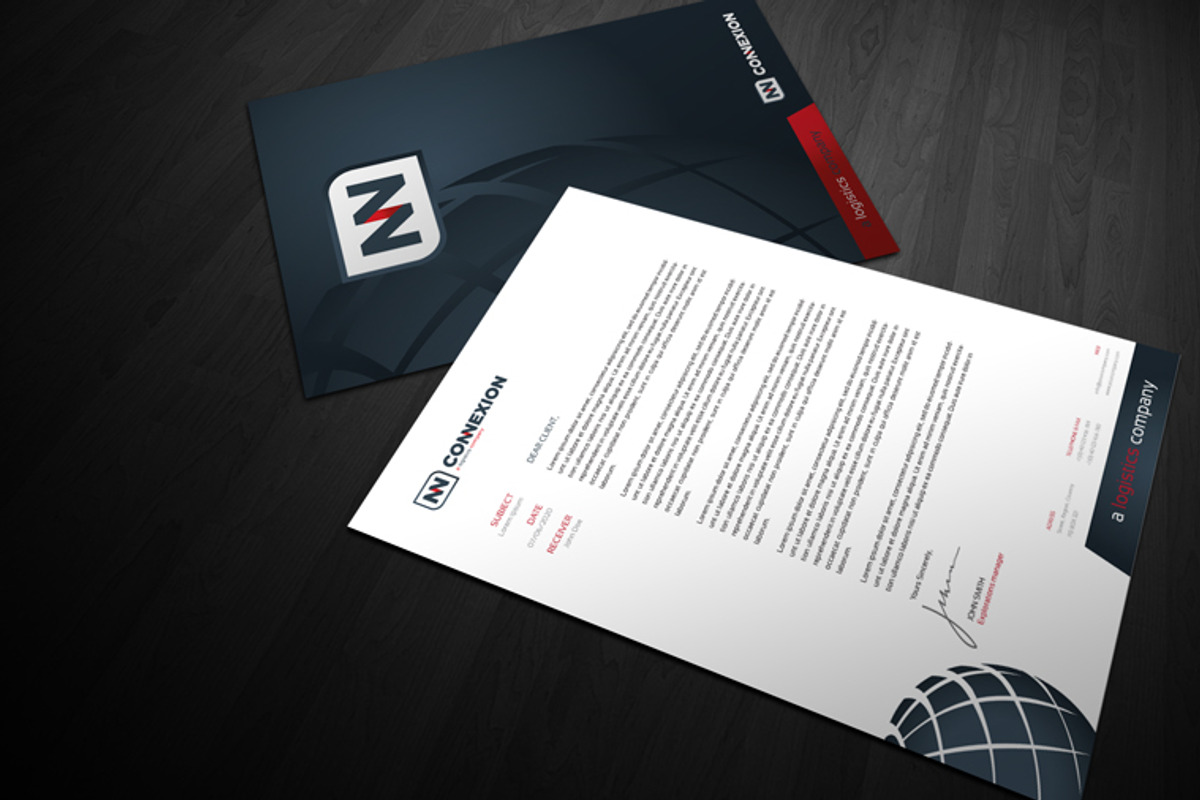 RW Transport Logistics Identity, a Stationery Template by Reclameworks (Photo 3 of 5)