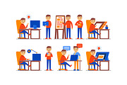 Worker Big Bundle Vector Ilustration, an Object Graphic by MEDZ (Thumbnail 4 of 10)