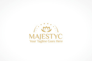 Majesty Letter M Logo Template