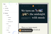 Music Festival Landing Page, a Landing Page Template by SLAB! Design (Thumbnail 4 of 5)