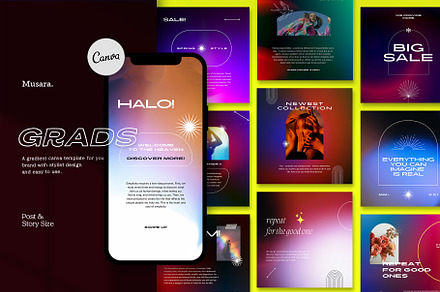 Grads - Modern Brand Instagram Pack