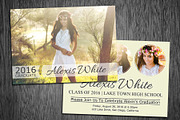 Graduation Announcement Template 06, a Card Template by Supremer Studio (Thumbnail 2 of 2)