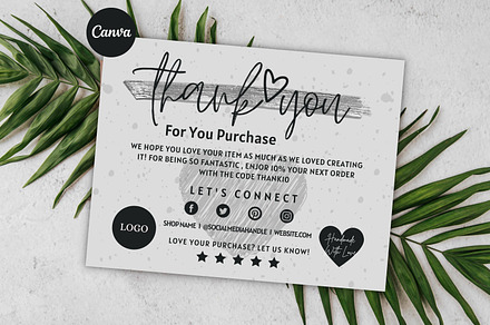 Thank You Card For Small Business
