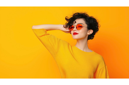 Stylish woman with curly hair, a Beauty & Fashion Photo by Sergey Kotenev