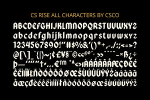 CS Rise Blackletter Font