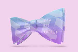 Bow Tie Mockup Set