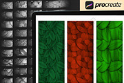 120 Procreate Leaf Textures Brushes, a Brush Add-On by DrawingStoryShop (Thumbnail 6 of 7)