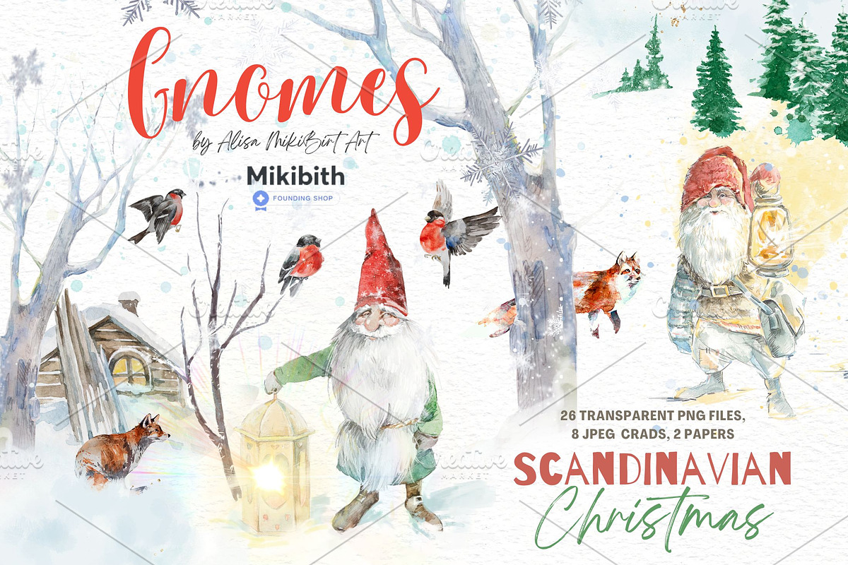 Gnome Wonderland, an Illustration by Alisa Mikibith Art (Photo 1 of 18)