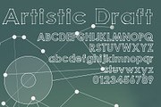 Artistic Draft, a Sans Serif Font by Fontastic Ventures (Thumbnail 1 of 5)