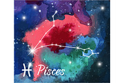 12 Zodiac signs on watercolor, a Texture Graphic by Sunshine Art Shop (Thumbnail 13 of 13)