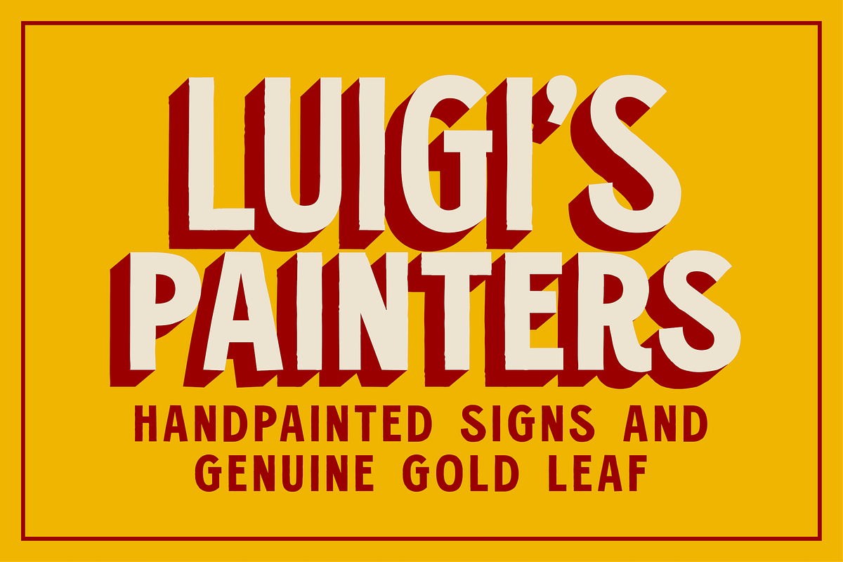 Stockman - Vintage Sans Serif Font, a Sans Serif Font by Surplus Type Co (Photo 5 of 8)