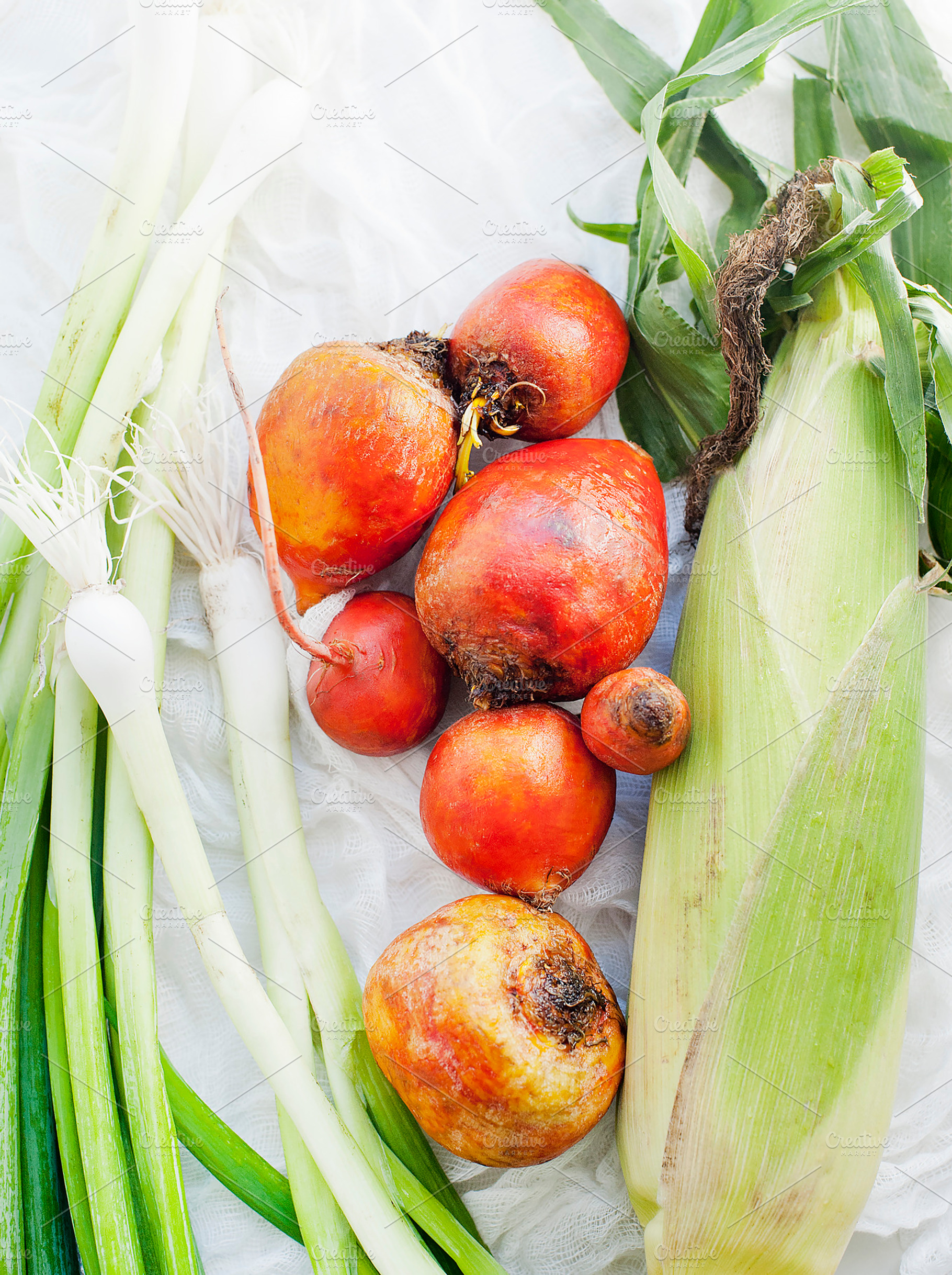 Beets, corn and onion, a Food & Drink Photo by ElanArt