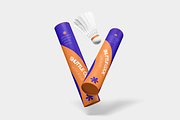 Badminton Shuttlecock Tube Mockup, a Packaging Mockup by DSNA Mockup (Thumbnail 3 of 5)