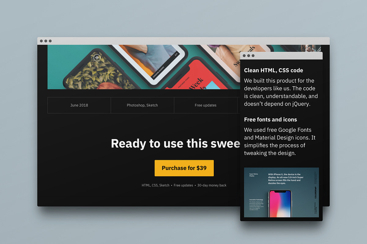 Marketplace Website Template, a Websites & App Template by Nice, Very Nice (Photo 6 of 6)