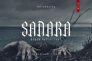 Sanara, a Script Font by Kenrichi