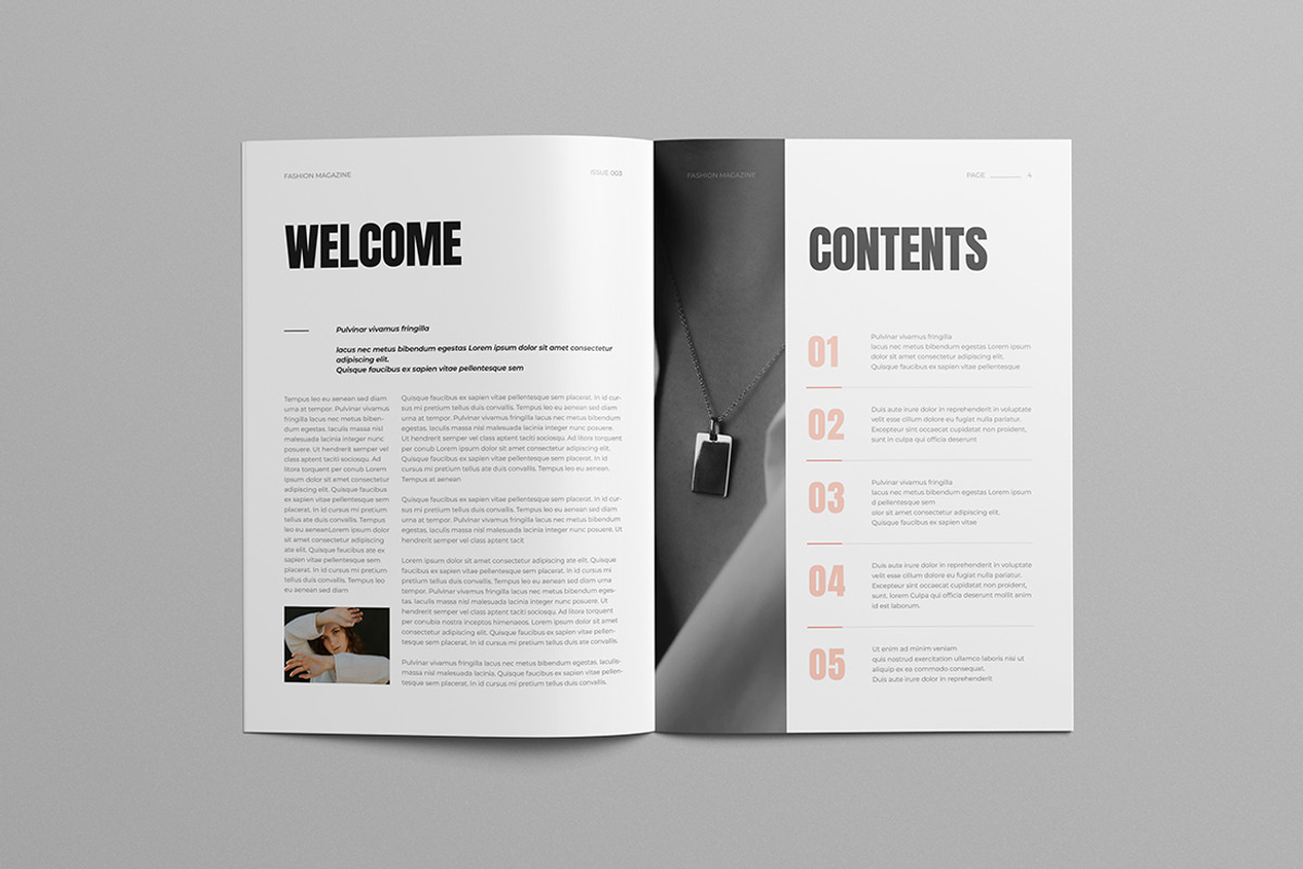 Fashion Magazine Template, a Brochure Template by HiveArts (Photo 2 of 13)