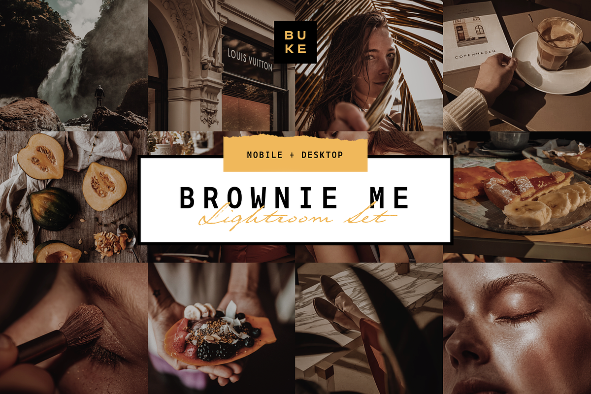Brownie Me! Luxury Lightroom Preset, a Preset Add-On by SHOOM HOUSE (Photo 1 of 8)