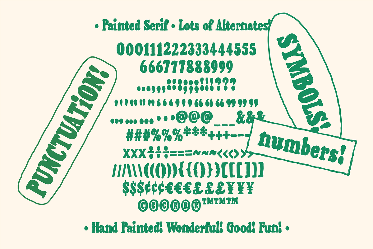 Painted Serif - Hand-lettered Font, a Handwritten Font by Studio Funshop by Kelli (Photo 13 of 15)
