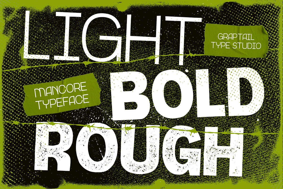 Mancore, a Handwritten Font by Graptail (Photo 7 of 12)