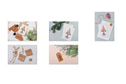 Christmas Card Mockup set 2, a Packaging Mockup by YuMyart (Thumbnail 5 of 5)