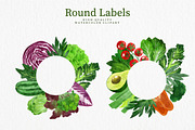 Vegetables, Herbs Watercolor Clipart, an Object Graphic by JSolomatina (Thumbnail 13 of 15)