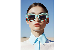 Chic summer fashion bold accessories, a Beauty & Fashion Photo by Lermont51