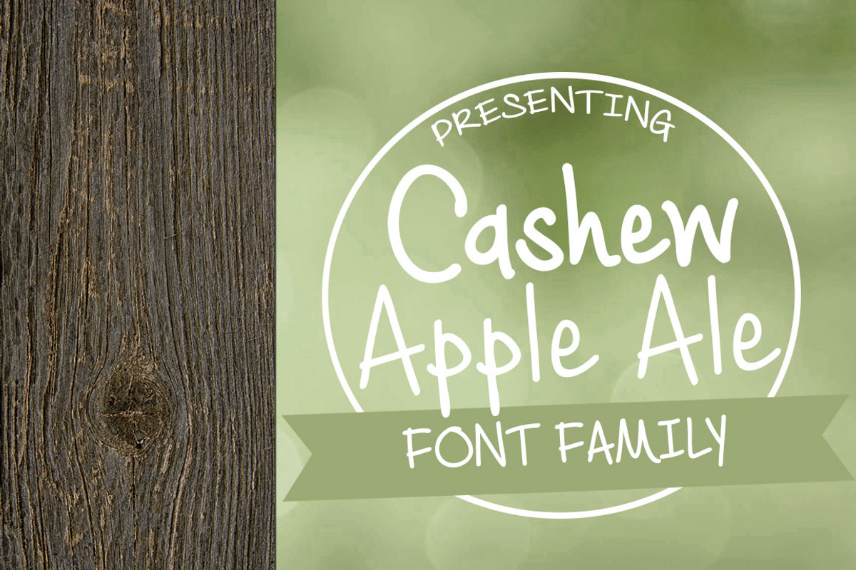 Cashew Apple Ale Font Family