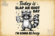 Funny Raccoon PNG Sublimation Bundle, an Object Illustration by Sublimation Artist (Thumbnail 8 of 23)