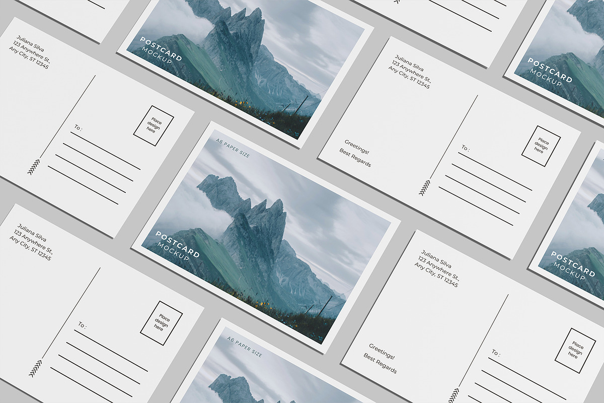High Quality Post Card Mockup, a Print Template by lamorastudio (Photo 11 of 11)