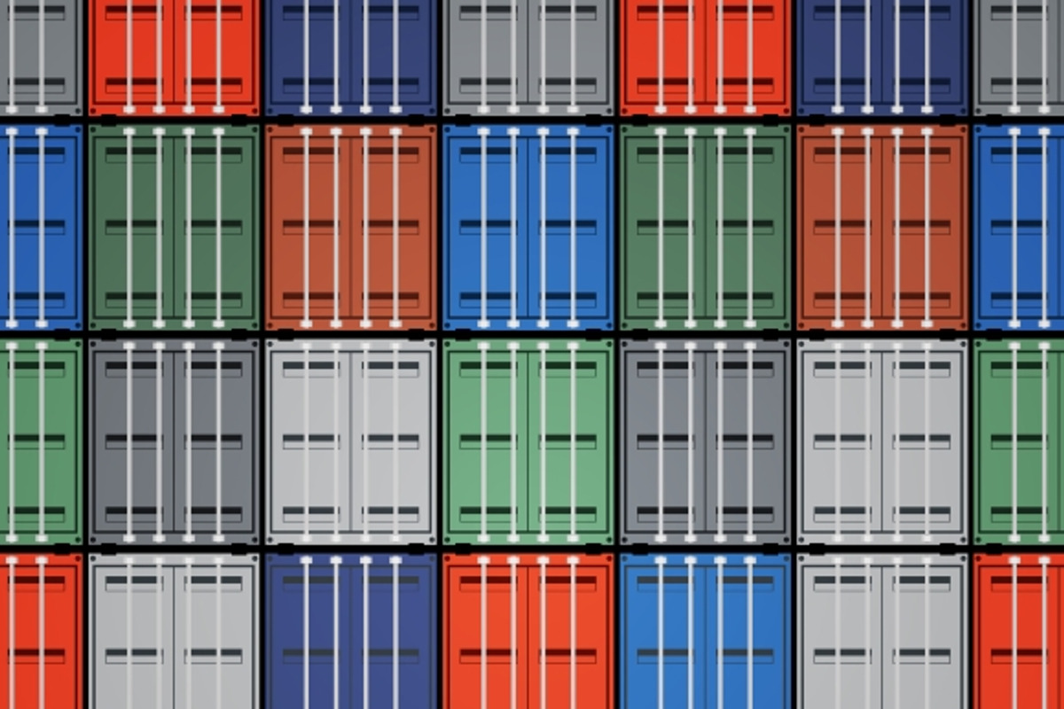 Shipping containers, a Graphic by Microvector