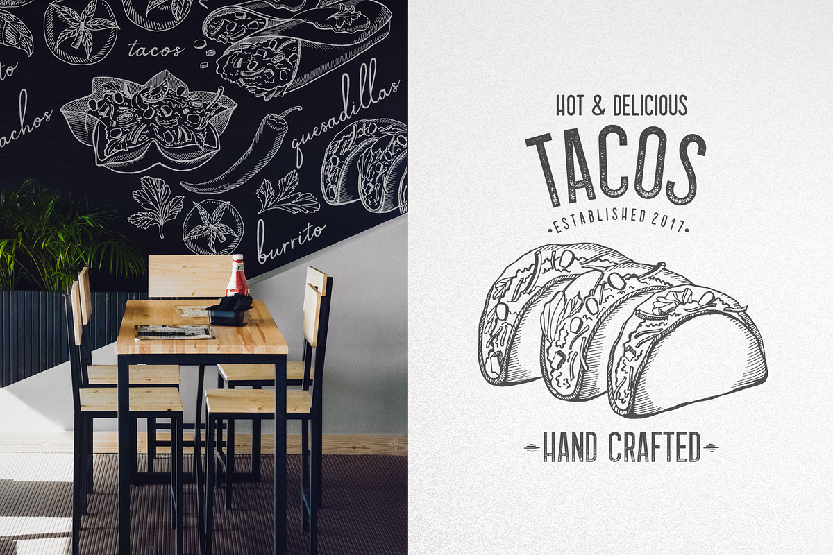 Mexican Food Illustrations, a Food Illustration by BarcelonaShop (Photo 2 of 4)