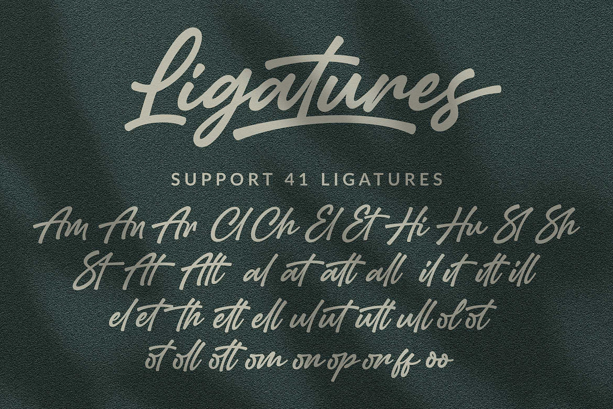 SALE! Amertha - Bold Signature Font preview 8