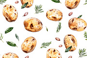 Set of 15 Seamless Vegetable Pattern, a Decorative Illustration by Miss Patterns (Thumbnail 5 of 16)