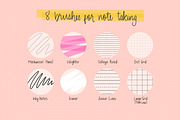Quick Notes Mini Brush Set, a Brushes & More by Sometimes Crafter Studio (Thumbnail 2 of 3)