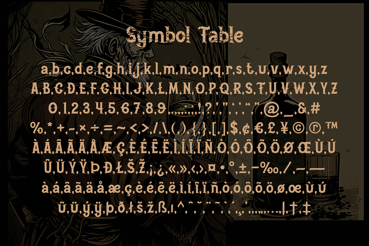 Aged whiskey typeface, a Handwritten Font by Fractal fonts & graphics (Photo 3 of 21)