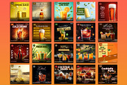 Happy Hour Social Media Post - PSD, a Social Media Template by Allies Interactive (Thumbnail 4 of 4)
