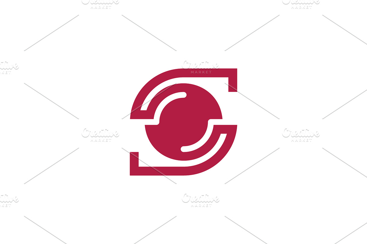 letter S circle core vision logo, a Branding & Logo Template by Rasagama Studio