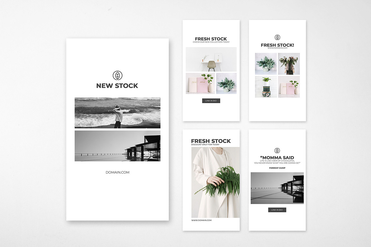 Minimal Instagram Stories Bundle, a Social Media Template by Medianeka (Photo 4 of 4)