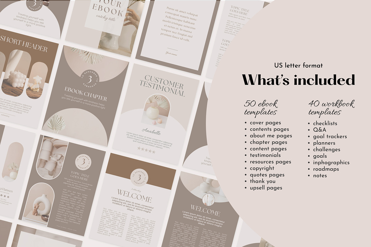 Customizable Ebook Workbook Template, a Magazine Template by Studio DigiCraft (Photo 2 of 7)