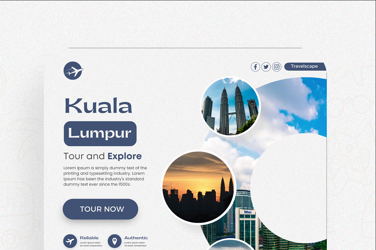 Travels Canva Design Templates, a Social Media Template by Exceptionalways (Photo 36 of 40)