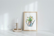 Narcissus mood & little things, an Illustration by WatercolorAnn (Thumbnail 5 of 11)