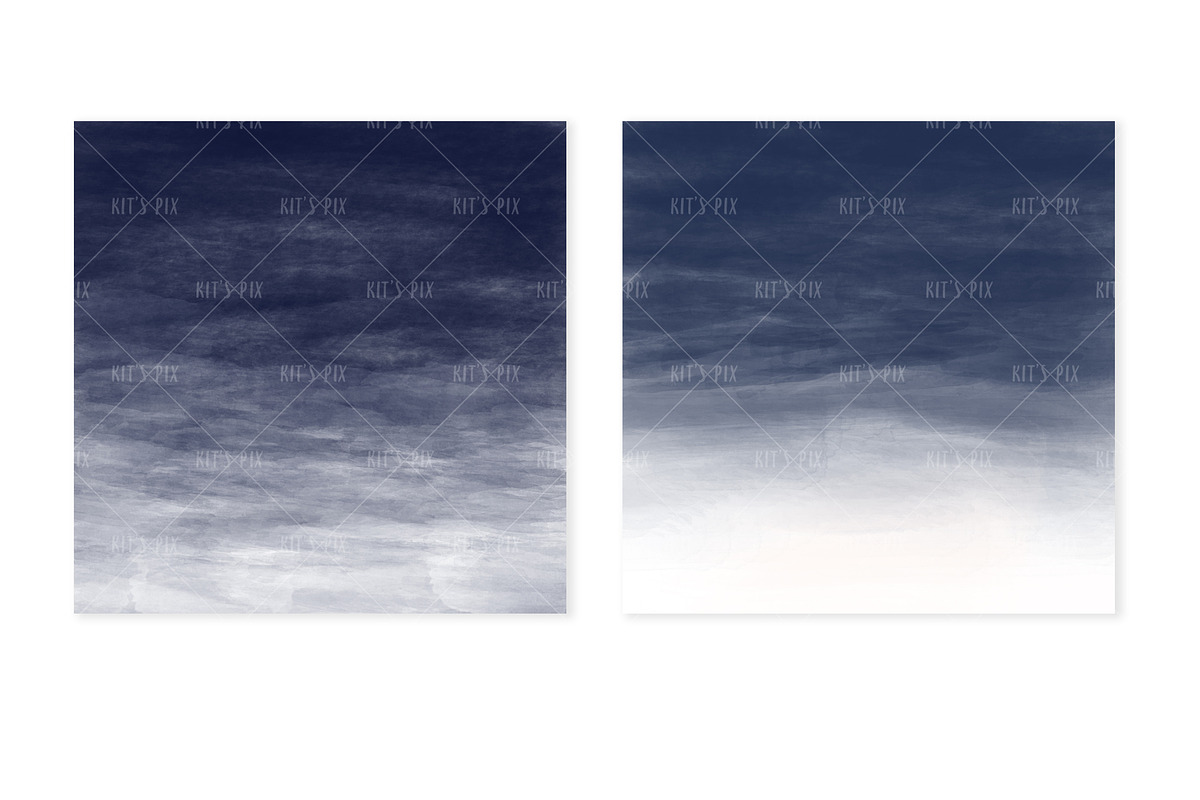 Navy Blue Watercolor Backgrounds, a Texture Graphic by KitsPix (Photo 4 of 4)