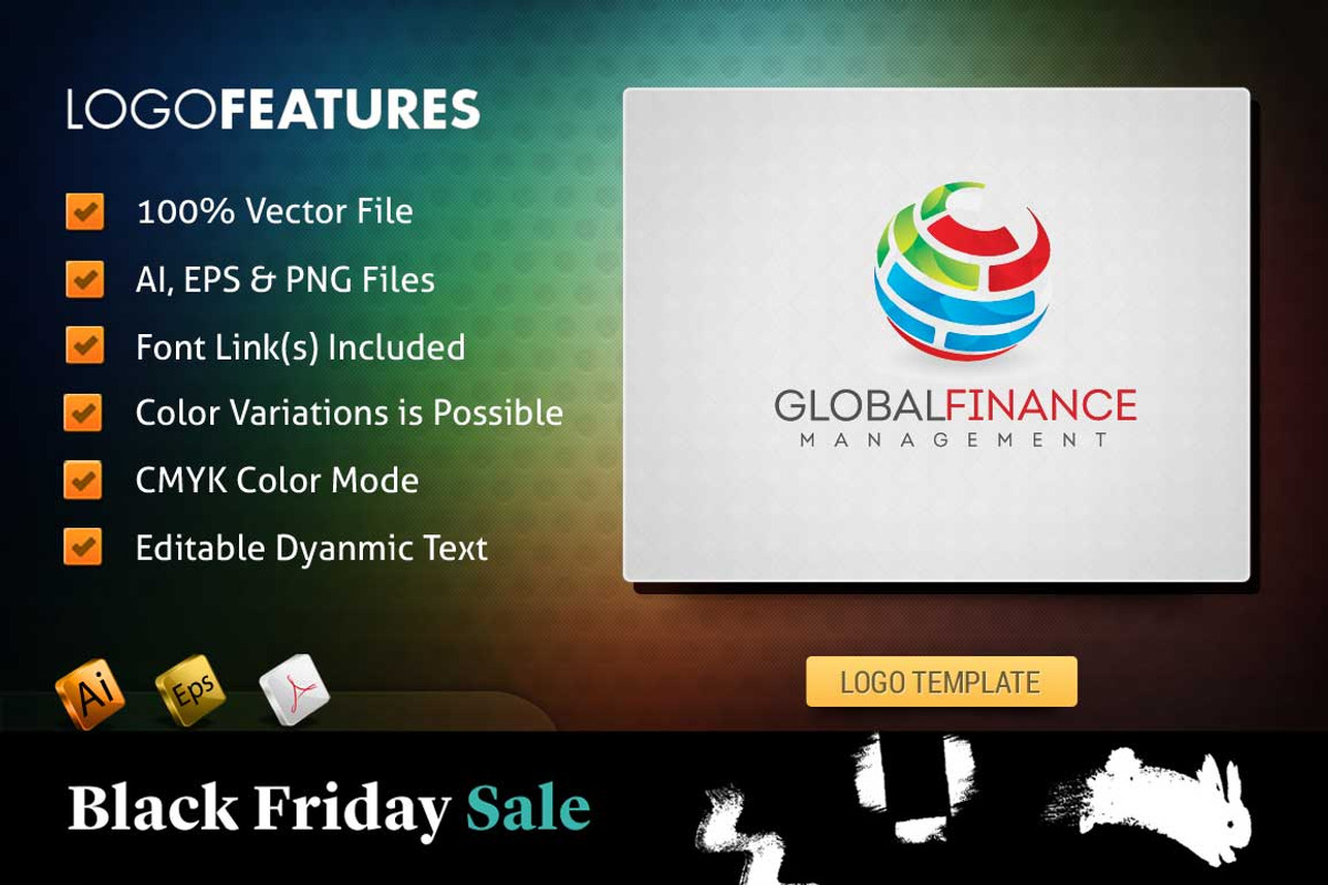 Global Finance - Logo Template, a Branding & Logo Template by DynamikMedia (Photo 1 of 5)