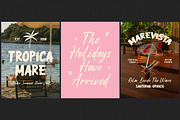 The La Cabane Vintage Duo Font, a Handwritten Font by Typoraith Co (Thumbnail 5 of 10)
