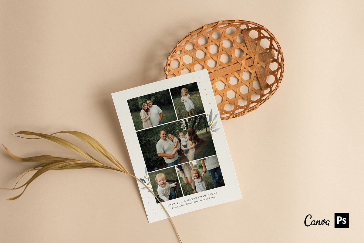 Christmas Card Template CD308, an Invitation Template by Salsal Design (Photo 4 of 5)