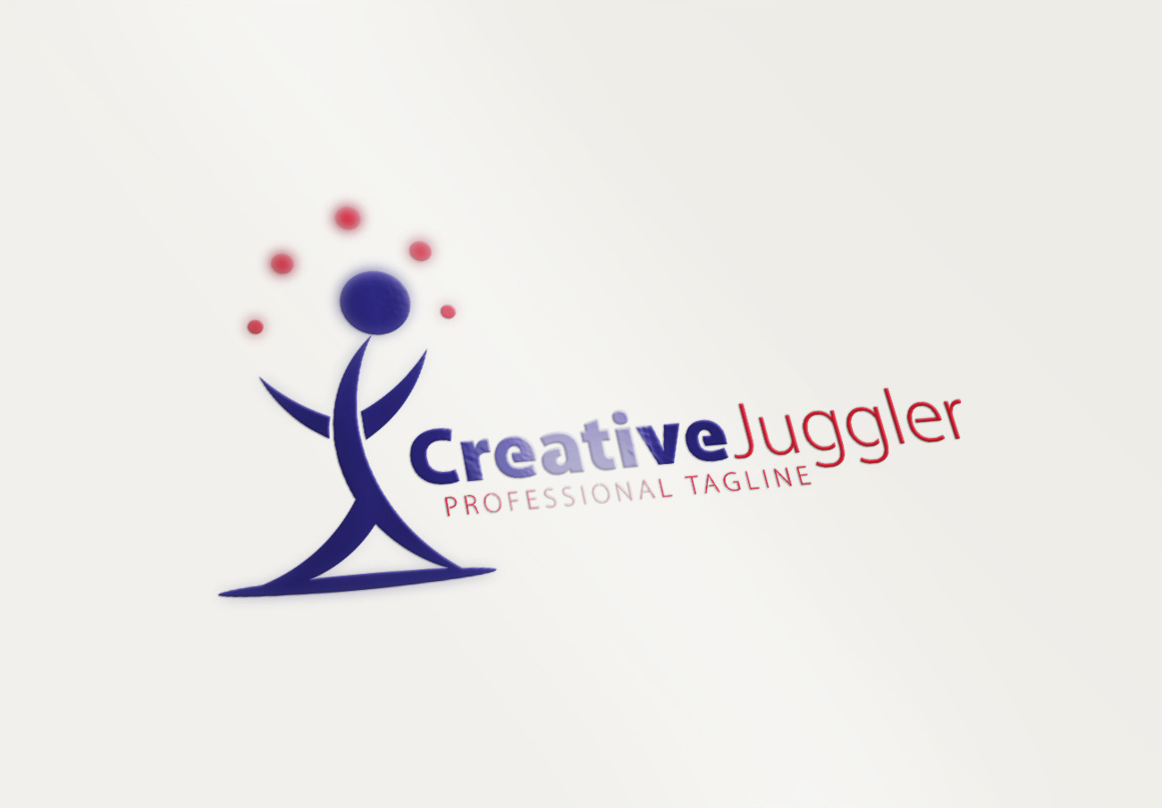 Creative Juggler Logo, a Branding & Logo Template by Creative Dezing ...